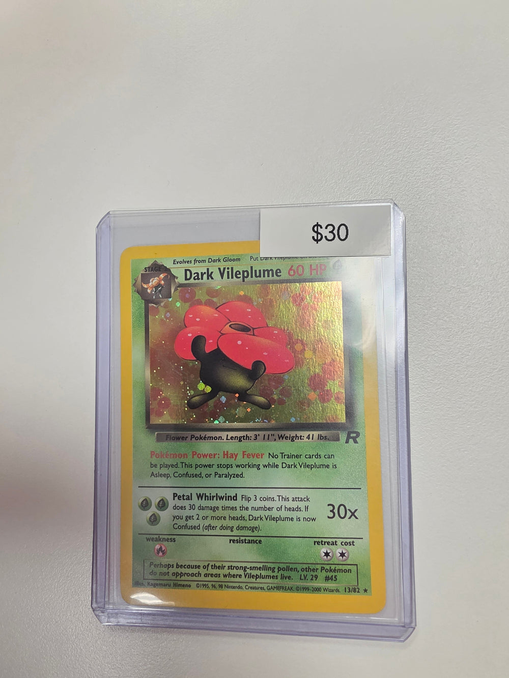 Pokemon Dark Vileplume 13/82