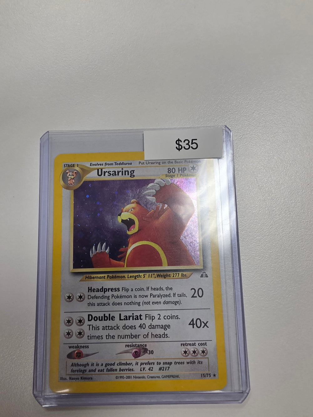 Pokemon Ursaring 15/75