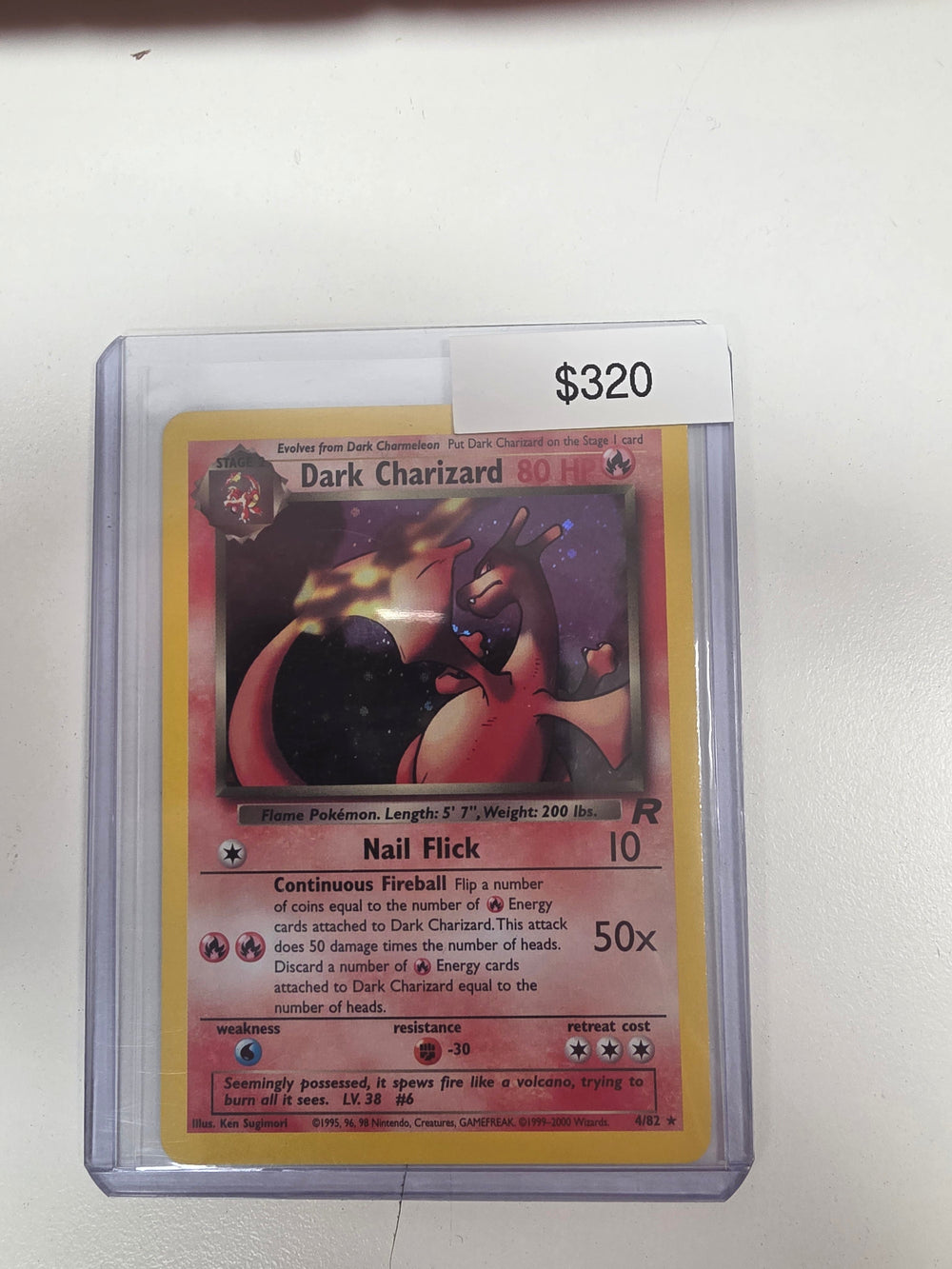 Pokemon Dark Charizard 4/82