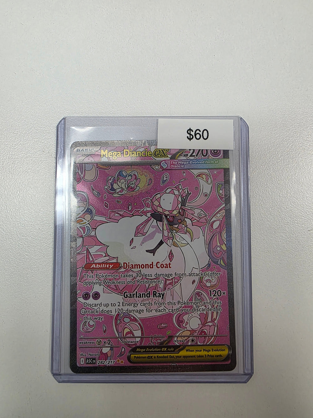 Pokemon Mega Diancie ex 282/217