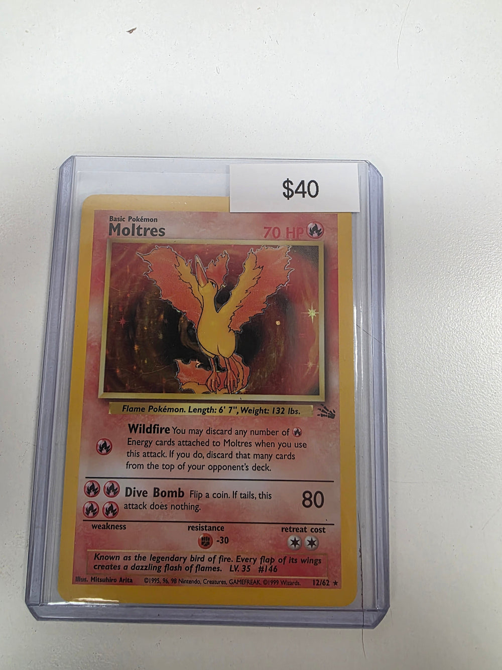 Pokemon Moltres 12/62 lp