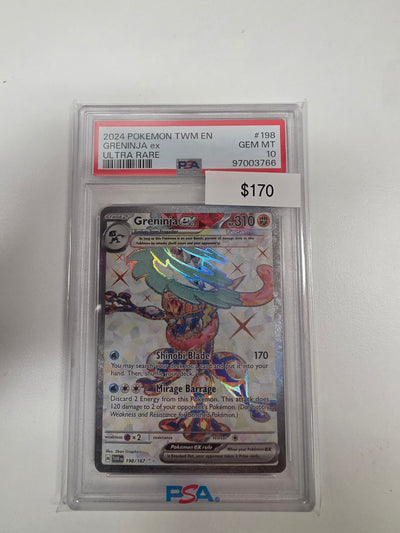 Pokemon Greninja ex 198/167 PSA 10