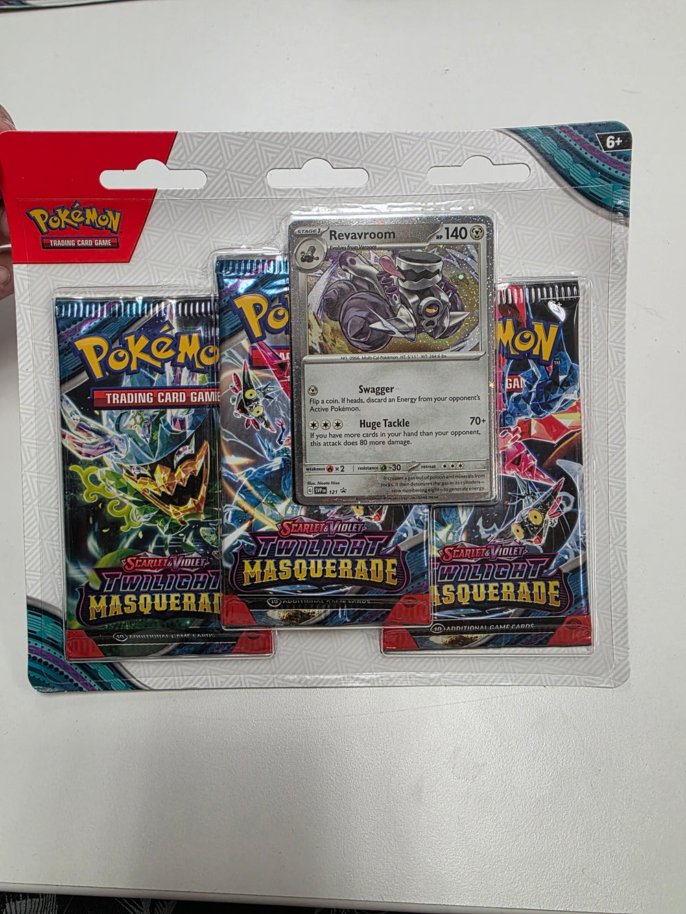 Pokemon Twilight Masquerade 3-pack Blister.