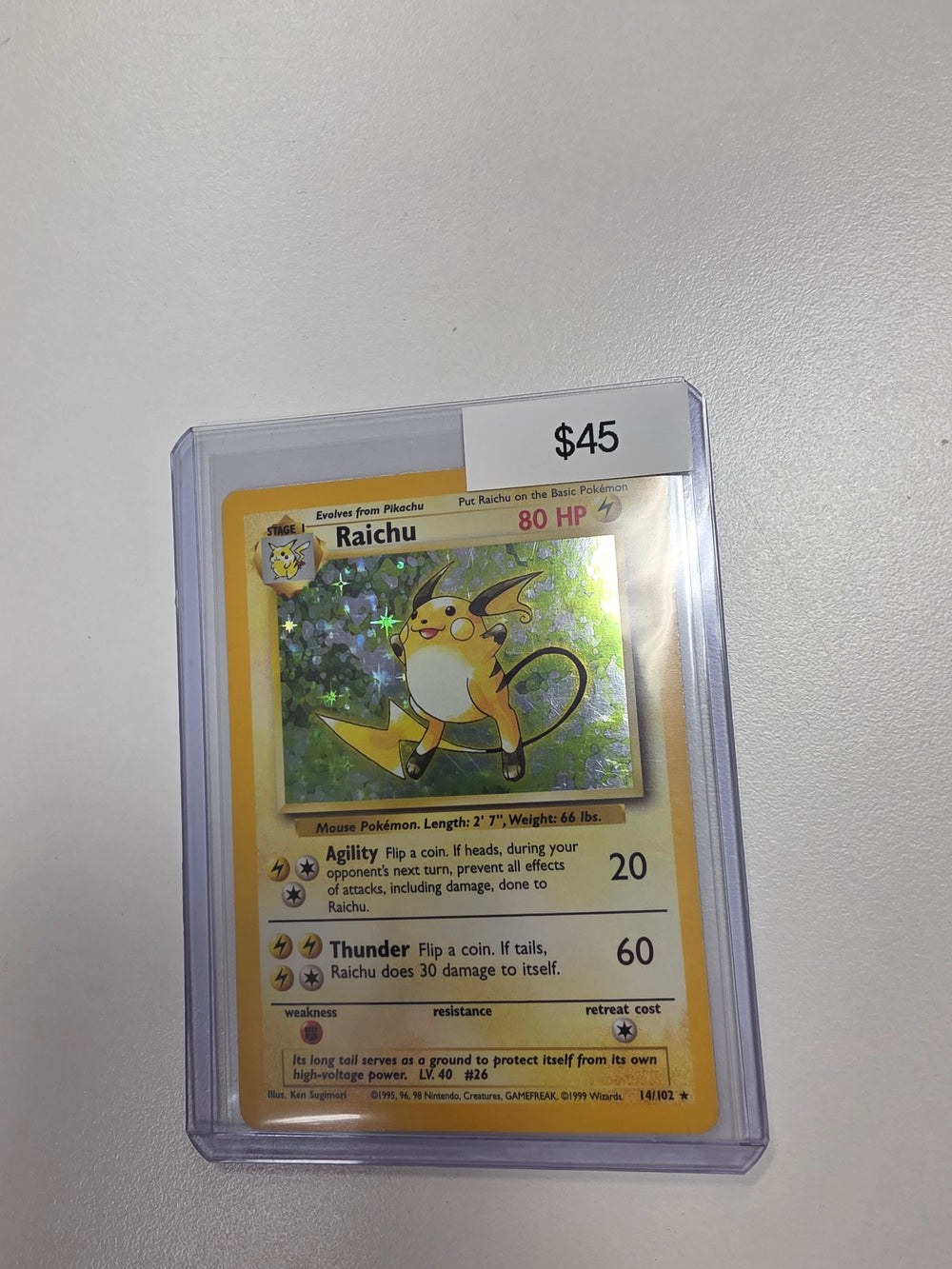 Pokemon Raichu 14/102 LP