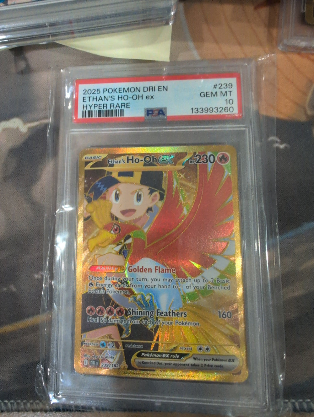 Pokemon: PSA 10 Ethan's Ho-oh ex DRI Hyper Rare