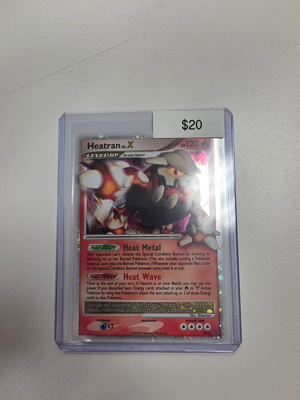 Pokemon Heatran LV X DP31 LP