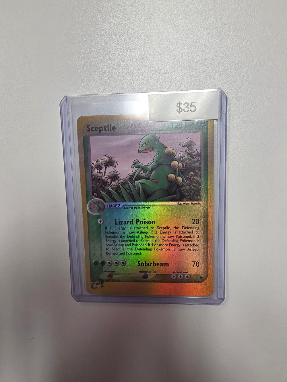 Pokemon Sceptile Reverse Foil 11/102