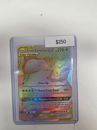 Pokemon Eevee & Snorlax GX 191/181