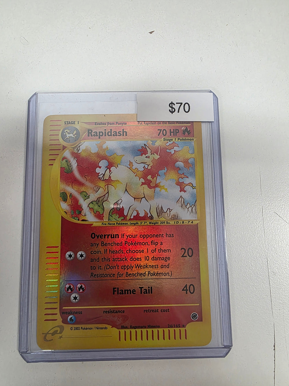 Pokemon Rapidash RF 26/165