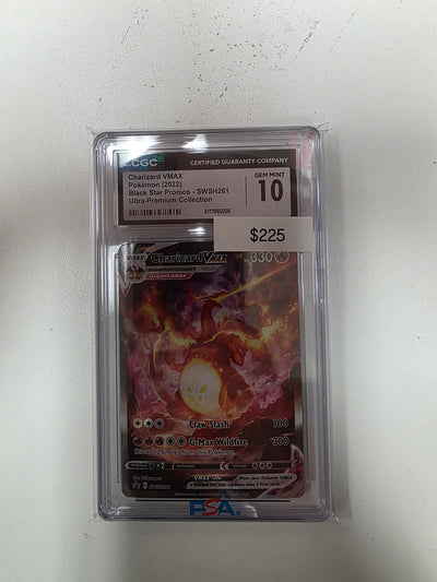 Pokemon Charizard Vmax SWSH 261 CGC 10