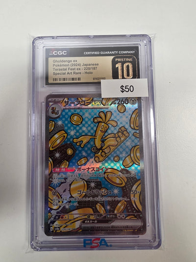 Pokemon Japanese Gholdengo ex 220/187 CGC 10