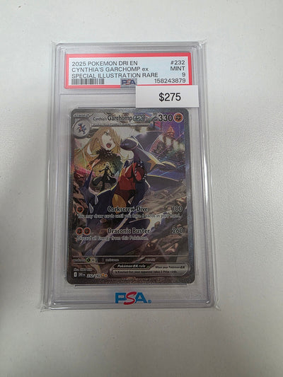 Pokemon Cynthia's Garchomp ex 232/182 PSA 9