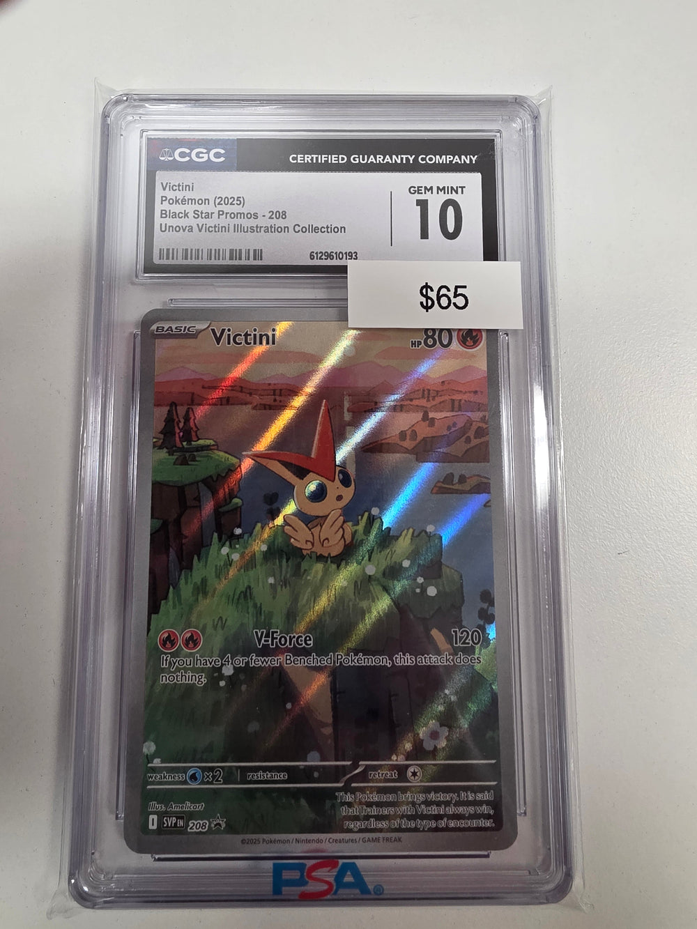Pokemon Victini 208 CGC 10