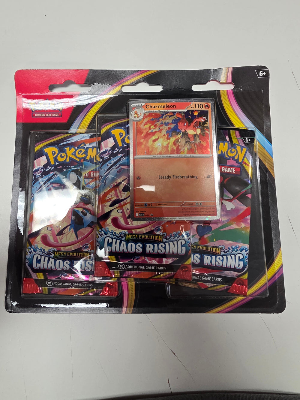 Pokemon Chaos Rising 3 pack blister