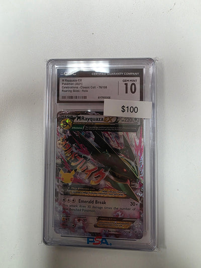 Pokemon Rayquaza ex Celebrations 76/108 CGC 10