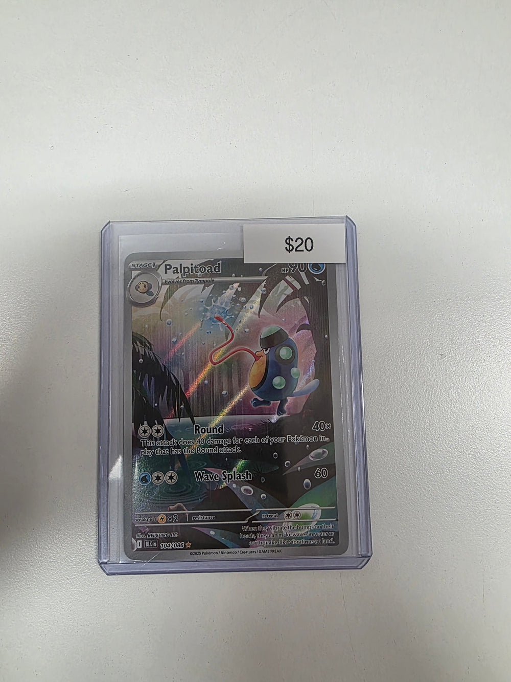 Pokemon Palpitoad 104/086