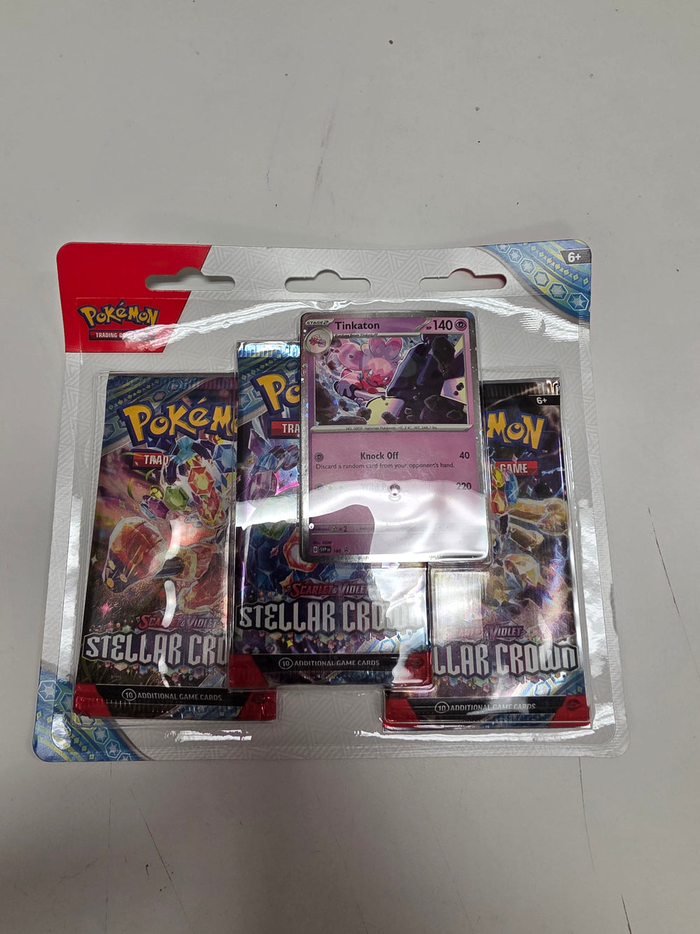 Pokemon Stellar Crown 3-pack Blister
