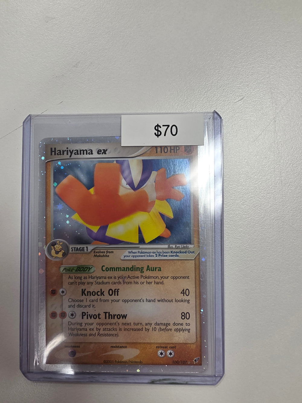 Pokemon Hariyama ex 100/107 LP