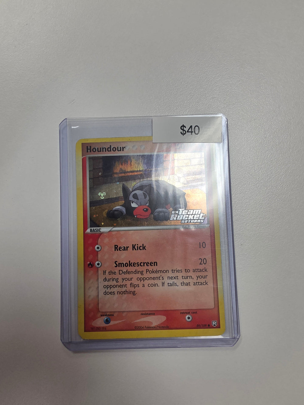 Pokemon Houndour Reverse Foil 59/109 LP