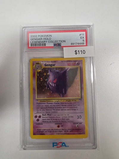 Pokemon Gengar Legendary Collection 11/110 PSA 5