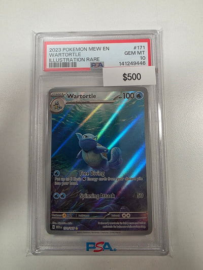 Pokemon Wartortle 171/165 PSA 10