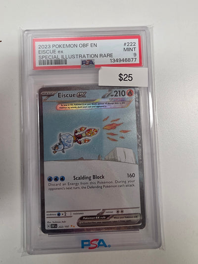Pokemon Eiscue ex 222/197 PSA 9