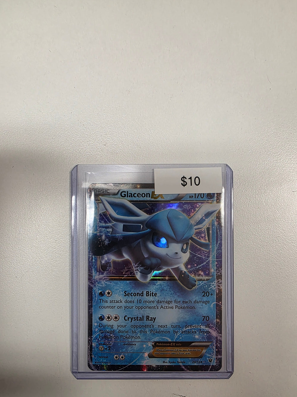 Pokemon Glaceon EX 20/124
