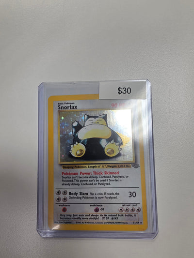 Pokemon Snorlax 11/64 HP