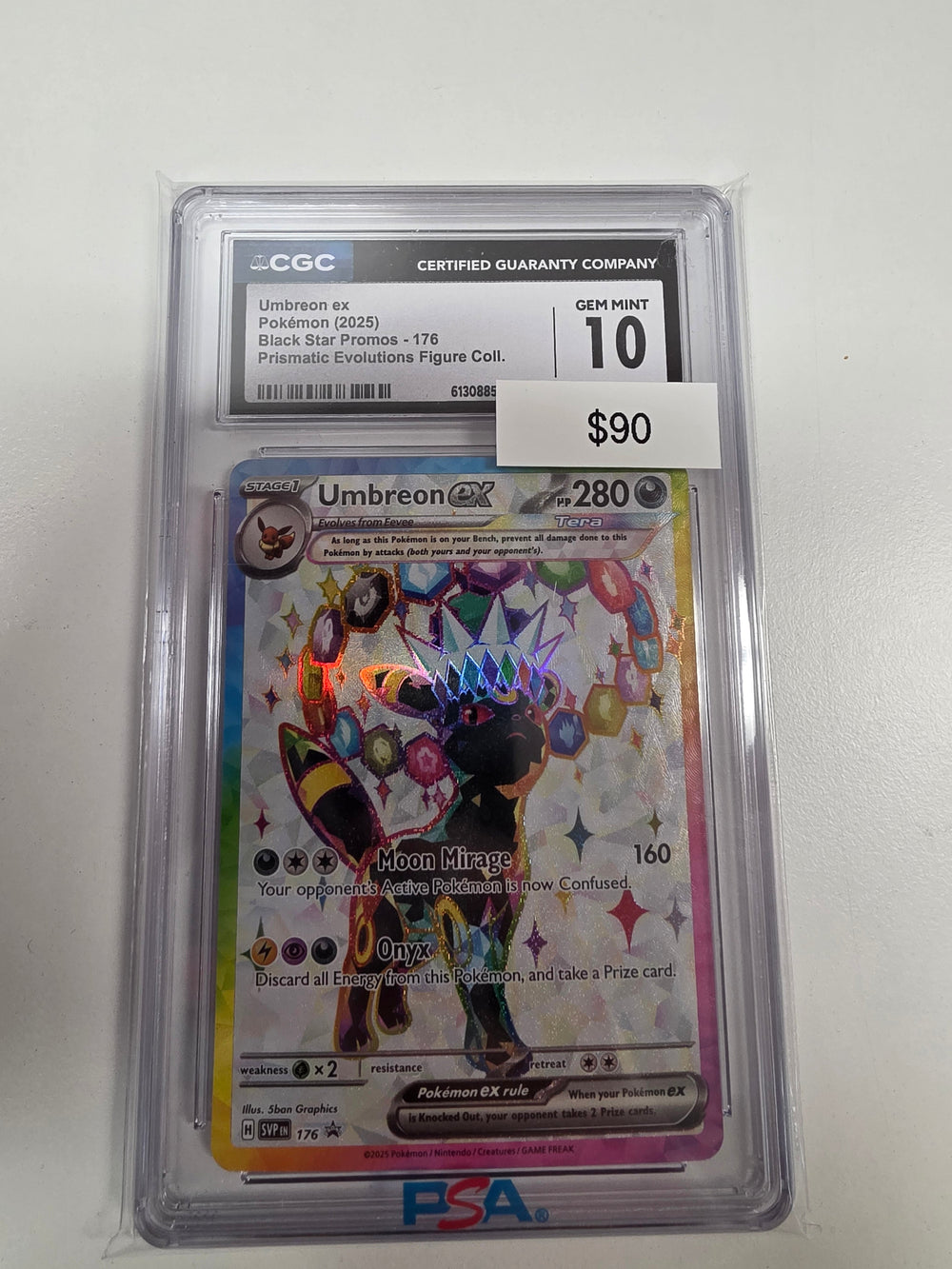 Pokemon Umbreon ex 176 CGC 10