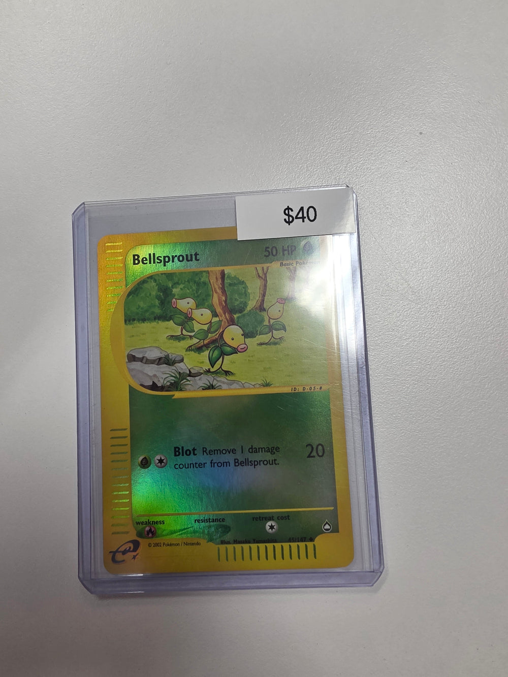Pokemon Bellsprout Reverse Foil 45/147
