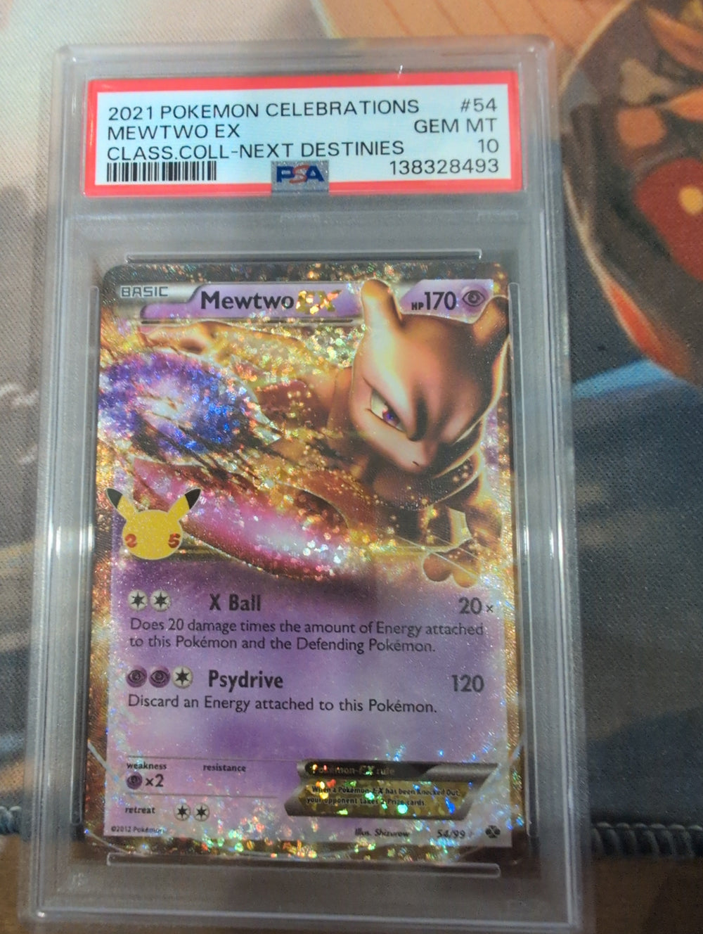 Pokemon: PSA 10 Mewtwo ex Celebration Classic Collection