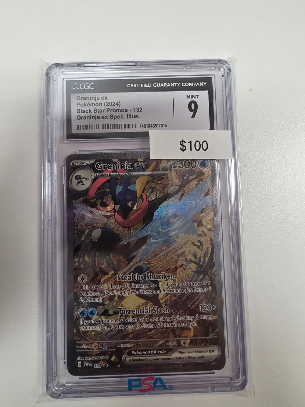 Pokemon Greninja ex 132 CGC 9