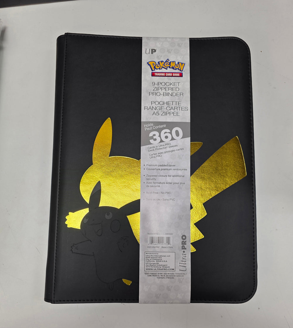 Pokemon pikachu binder 360