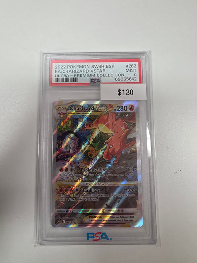 Pokemon Charizard Vstar swsh 262 PSA 9