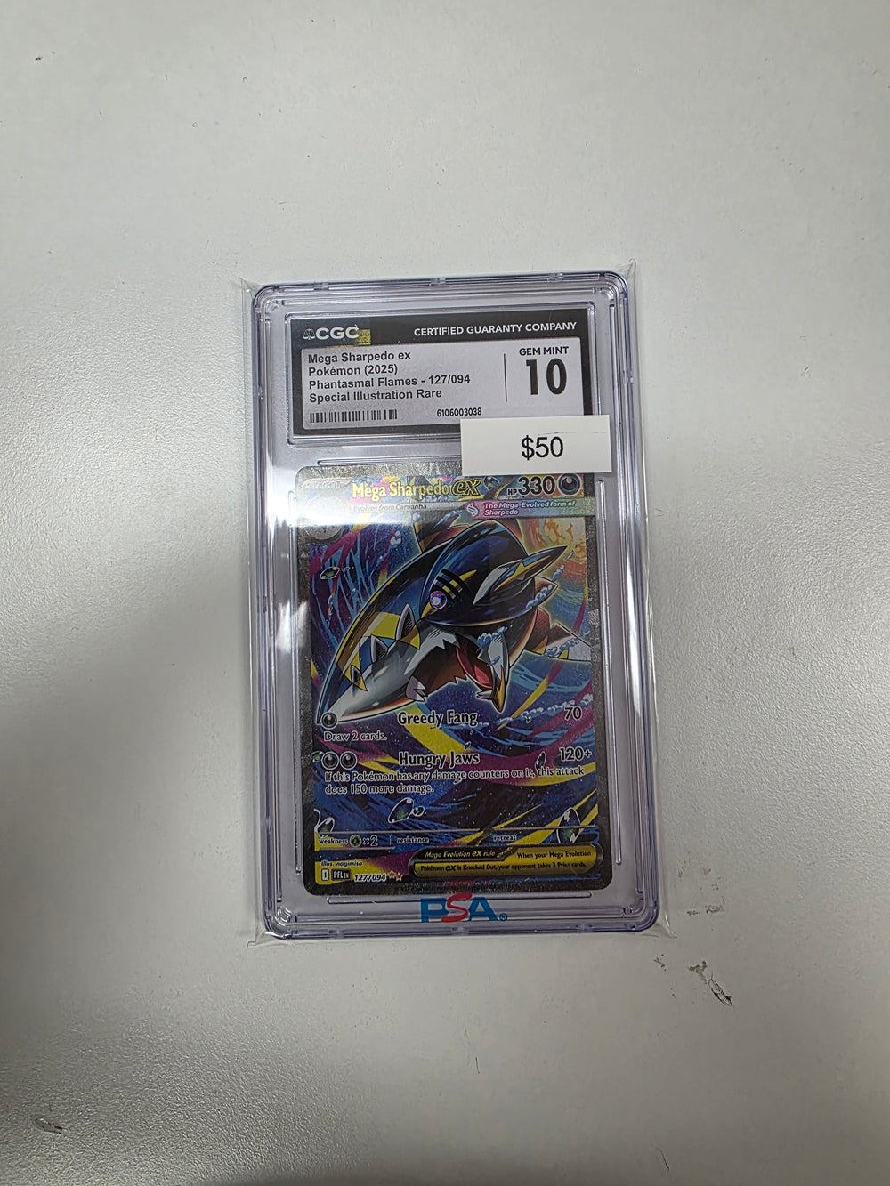 Pokemon Mega Sharpedo ex 127/094 CGC 10