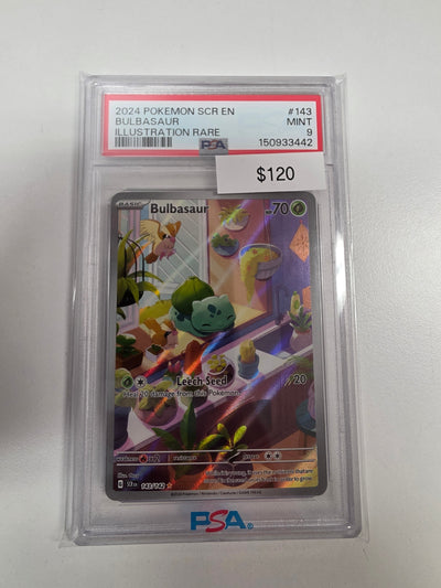 Pokemon Bulbasaur 143/142 PSA 9