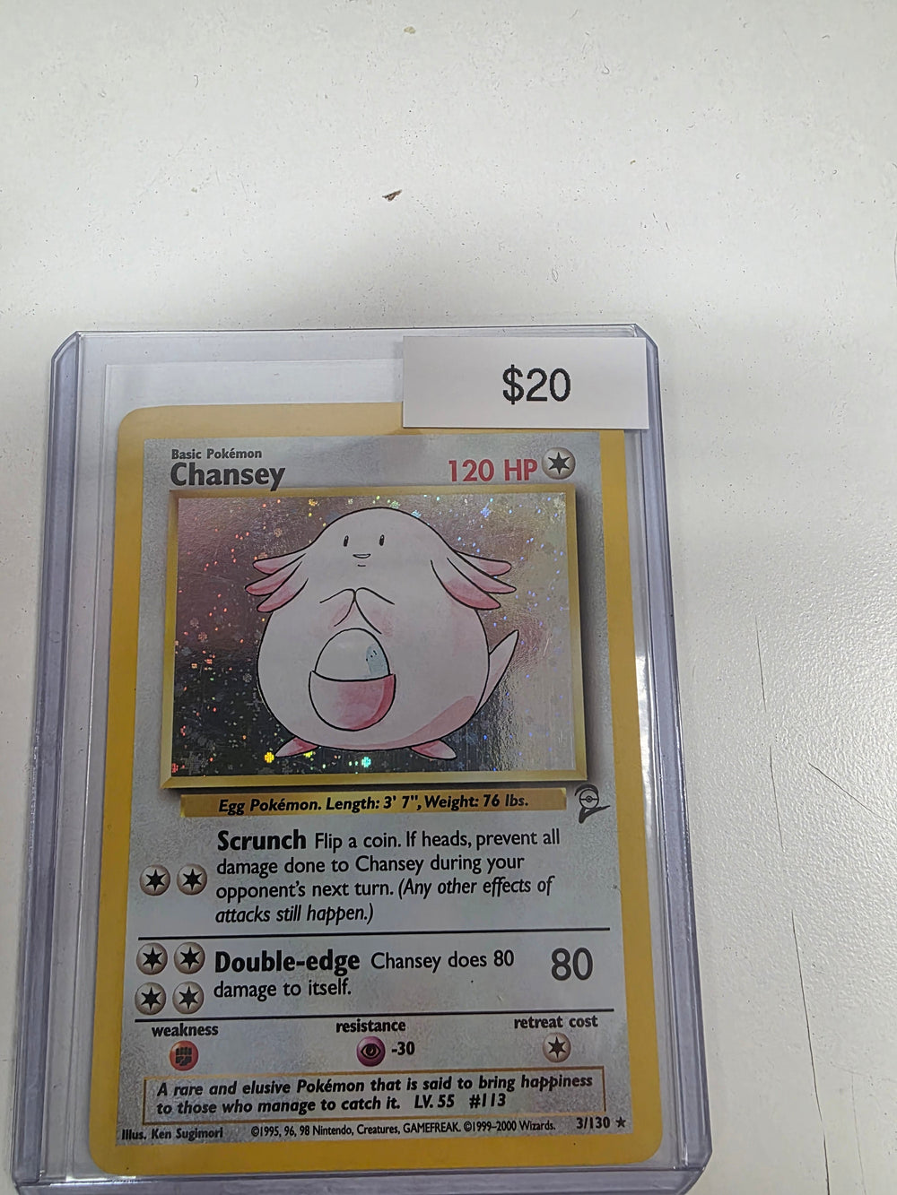 Pokemon Chansey 3/130 LP