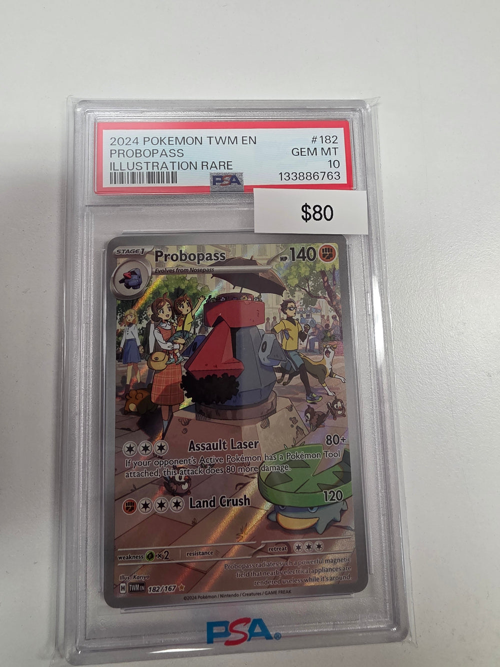 Pokemon Probopass 182/167 PSA 10