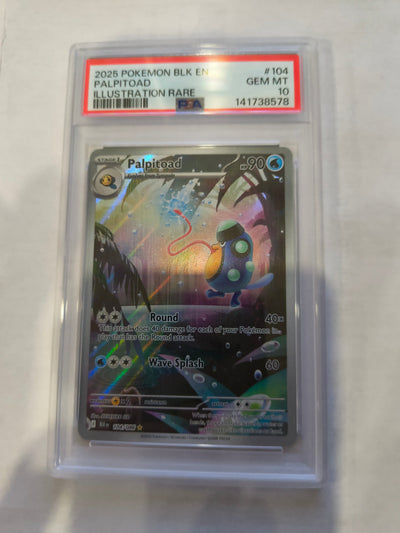 Pokemon: PSA 10 Illustration Rare Palpitoad