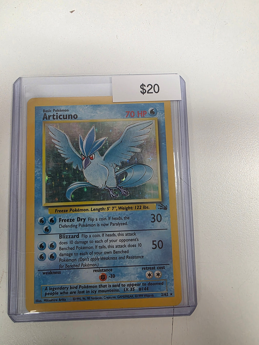 Pokemon Articuno 2/62 LP