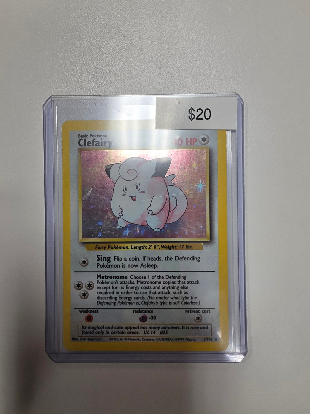 Pokemon Clefairy 5/102