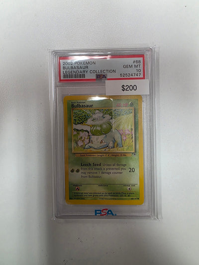 Pokemon Bulbasaur Legendary collection 68/110 PSA 10