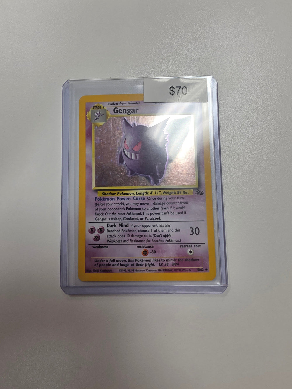 Pokemon Gengar 5/62 MP