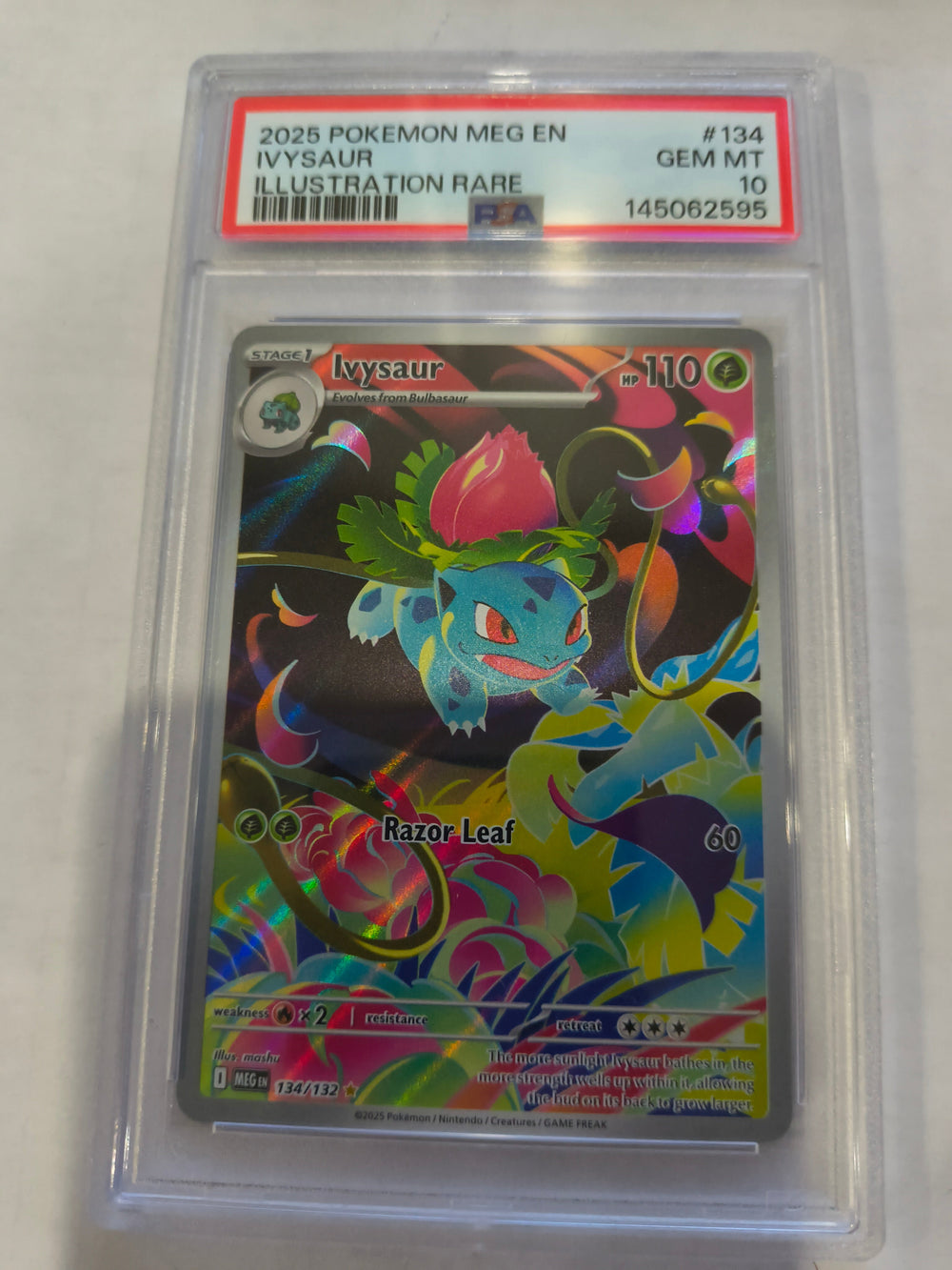 Pokemon: PSA 10 Illustration Rare Ivysaur