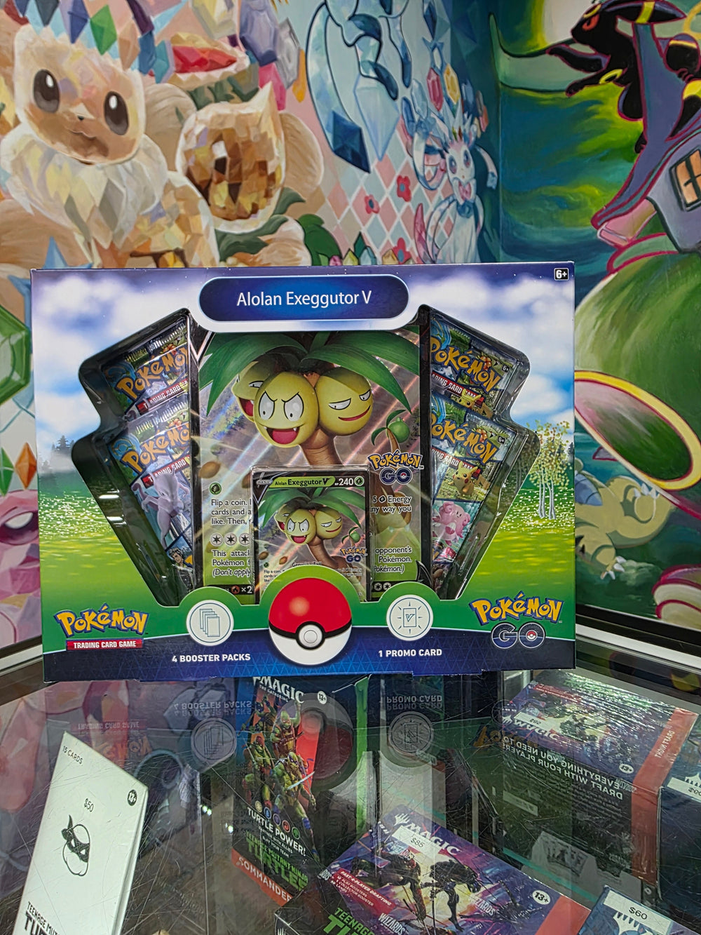 Pokemon Alolan Exeggutor V Pokemon Go box