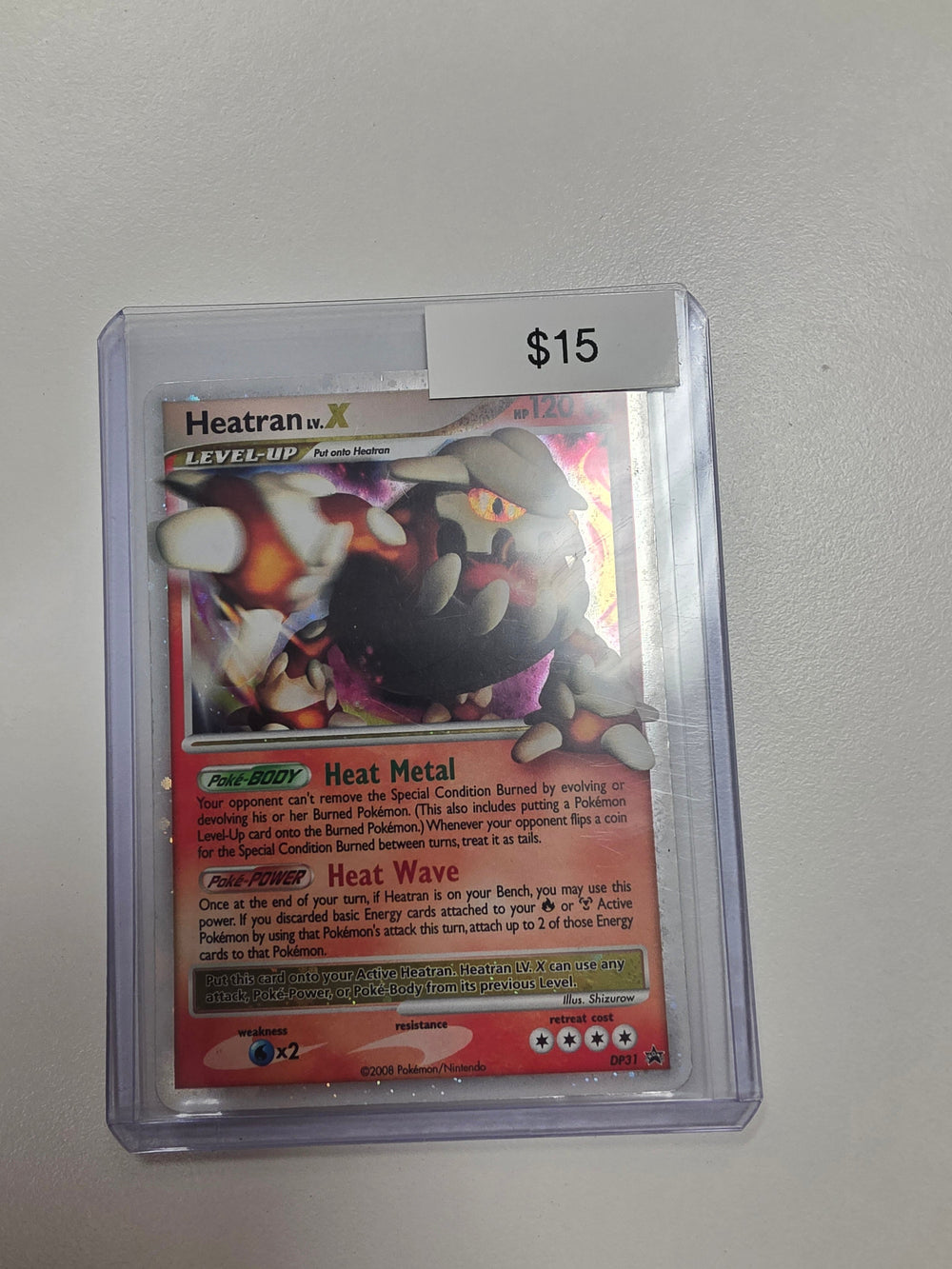Pokemon Heatran LV X dp31 HP