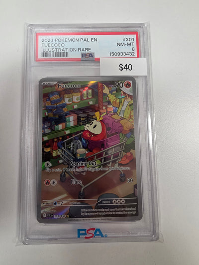 Pokemon Fuecoco 201/193 PSA 8