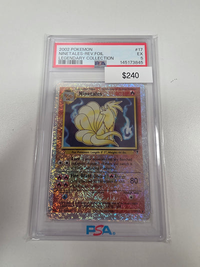 Pokemon Ninetales Legendary Collection RF 17/110 PSA 5