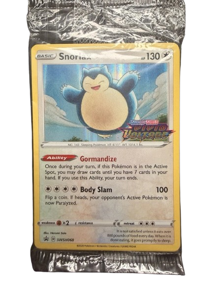 Snorlax Vivid Voltage Stamped - SEALED