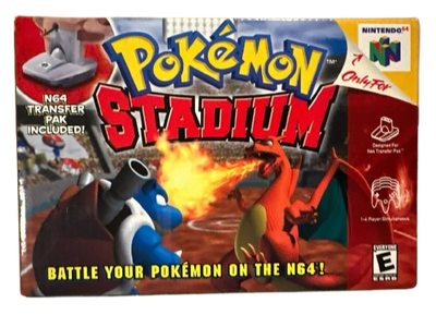 Pokemon Stadium N64 Transfer Pak included